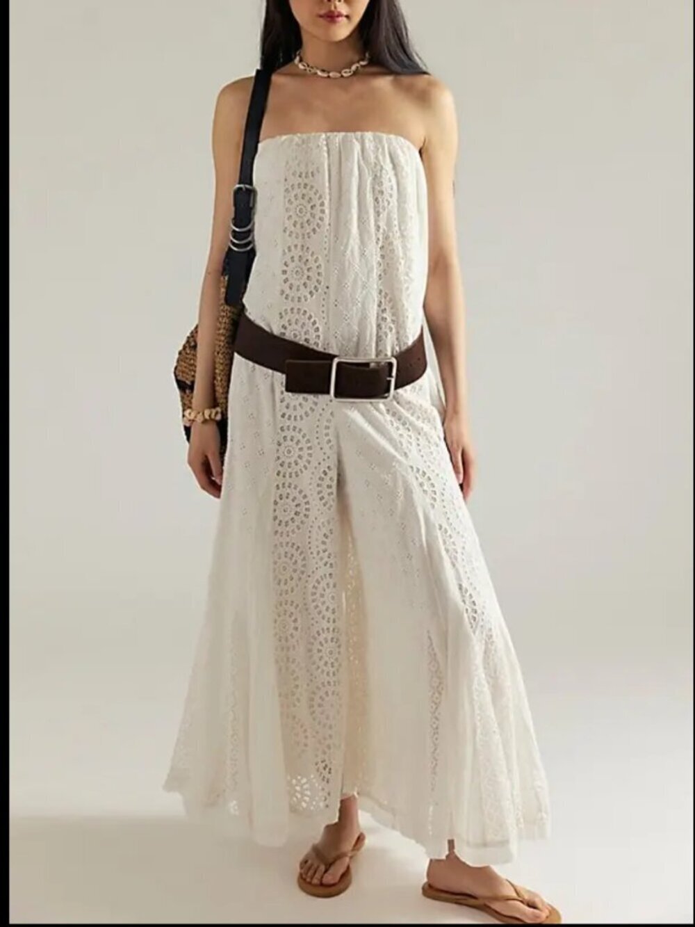 NWT Free People Midnight Cruiser One-Piece in White